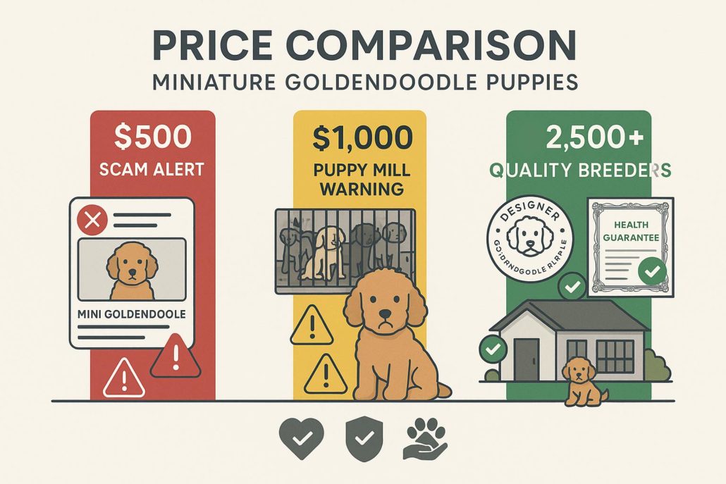 mini goldendoodle price chart