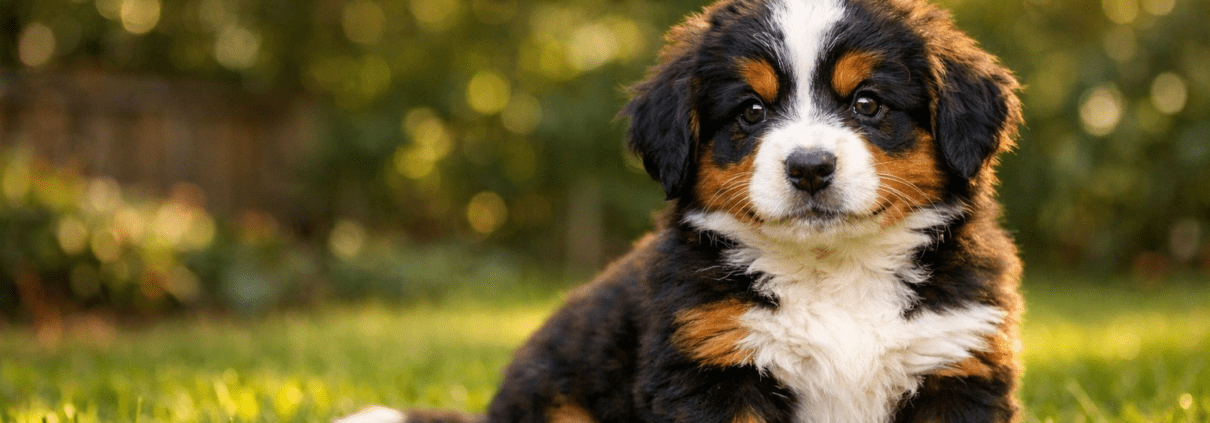 Miniature Bernese Mountain Dog puppies