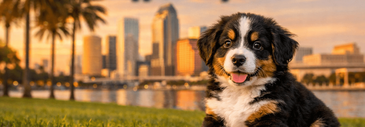 Miniature Bernese Mountain Dog puppies Tampa